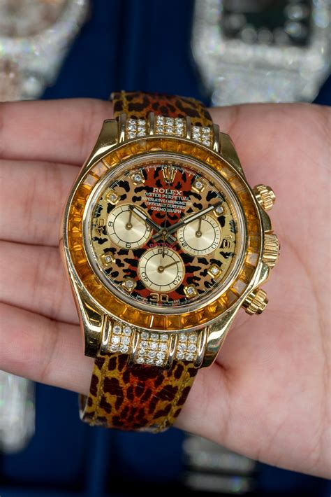 rolex daytona safari leopard|rolex daytona leopard retail price.